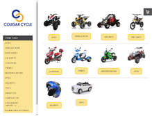 Tablet Screenshot of cougarcycle.com